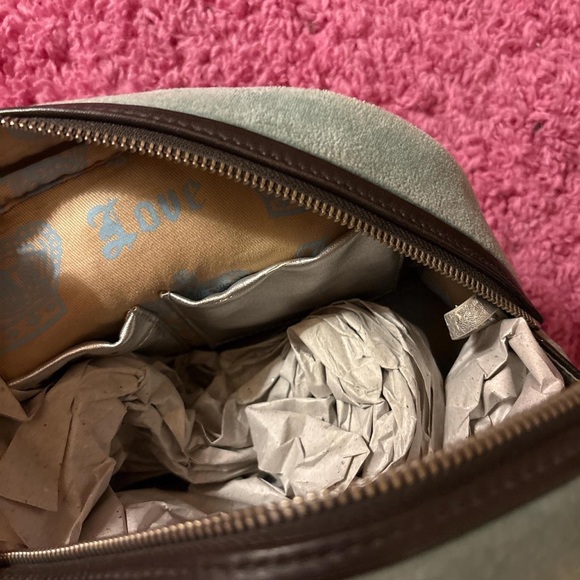 Juicy Couture Green and Brown Embroidered Satchel - Picture 3 of 3